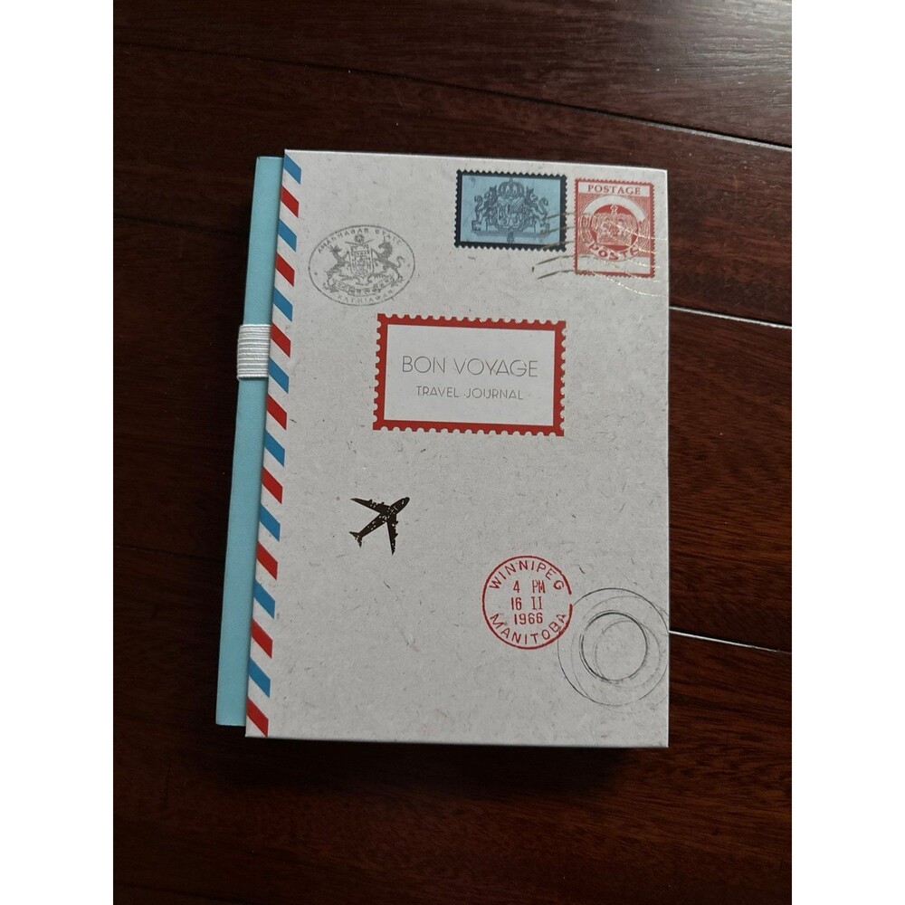 Travel Journal Bon Voyage Notebook Trip Planner Memory Log Gift